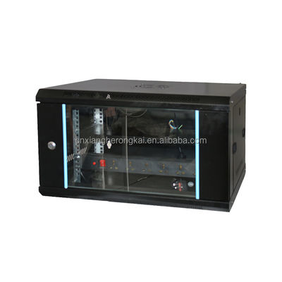 Networking Cabinet Wall Mounted Server Rack with L Rails and Double Section Design