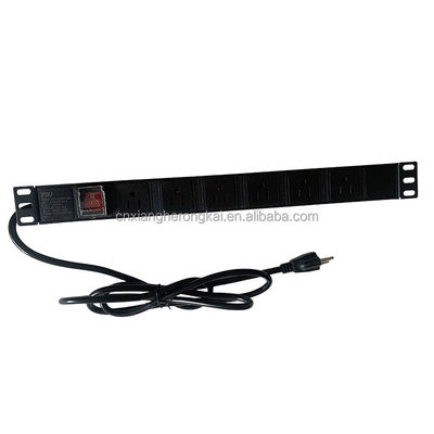 8 Way 20A Double-Break Switch American Standard Power Socket PDU for Power Distribution