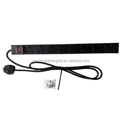 Other PDU Power Distribution Socket Unit with 7 Ways EU Standard Outlets and USB Charging