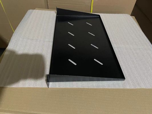SPCC Cold Rolled Steel 1U Vented Keyboard Tray for Rack Mount Communication Tray
