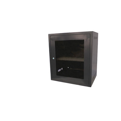 Network Cabling Usage Wall Mounted Server Cabinet with Perforated Door in Server Room