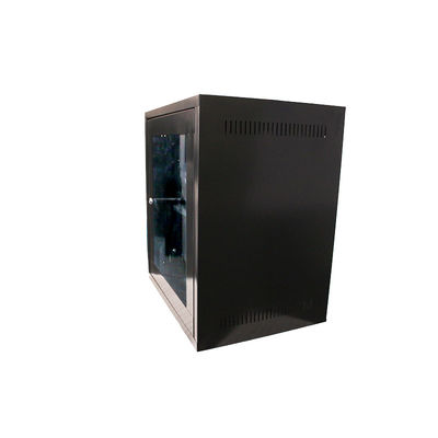 Network Cabling Usage Wall Mounted Server Cabinet with Perforated Door in Server Room