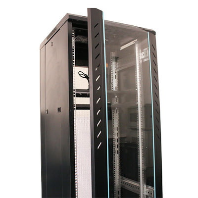 42U Network Rack with Customizable Sheet Metal Enclosure and Two Locking Keys