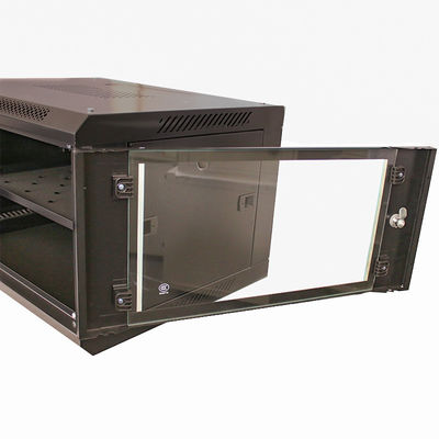 OEM Server 19inch GCabling Enclosure Telecom Data Wall Box Mini Server Rack with Glass Door