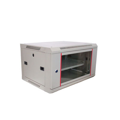 Server Room Network Wall Cabinet Enclosure with Fans and OEM Server 6U Rack Mount