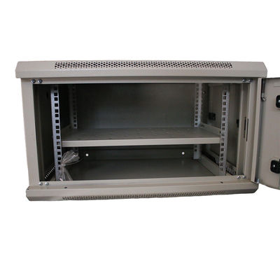 Server Room Network Wall Cabinet Enclosure with Fans and OEM Server 6U Rack Mount