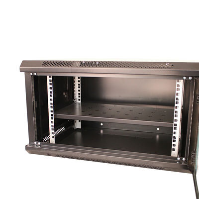 6U Server Room Network Switch Wall Mount Cabinet 19 Inch Rack with Two Locking Keys