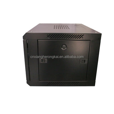 Stock Monitoring Console Metal Mesh Cabinet for Server Room 6U Open Wall Mounted PC