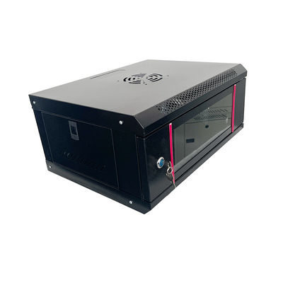 SPCC Cold Rolled Steel 4U Server System Case Vertical Wall Mount Rack for Server Room