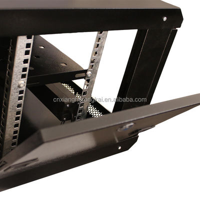 Wall Mount Glass Door Network Rack Cabinet for SPCC Cold Rolled Steel 4U 6U 8U 12U 22U