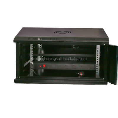 Networking Cabinet Wall Mounted Server Rack with L Rails and Double Section Design