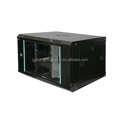 Networking Cabinet Wall Mounted Server Rack with L Rails and Double Section Design