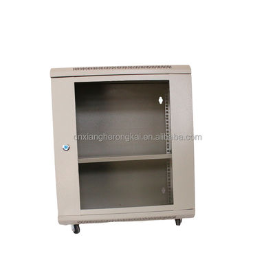 Custom Home Server Cabinet Small Assemble 12U Network Wall Rack with Two Locking Keys