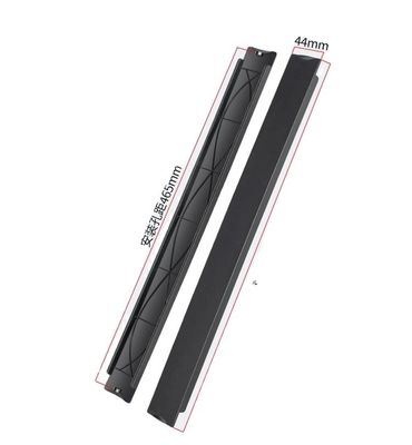 1U Cabinet Plastic Cabinet Blind Plate Network Cabinet Accessories with Black Color