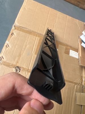 1U Cabinet Plastic Cabinet Blind Plate Network Cabinet Accessories with Black Color