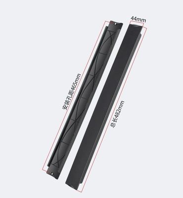 1U Cabinet Plastic Cabinet Blind Plate Network Cabinet Accessories with Black Color