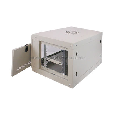 Custom Network Cabinet 6U Black Server Rack Cabinet with Cold Rolled Steel Material