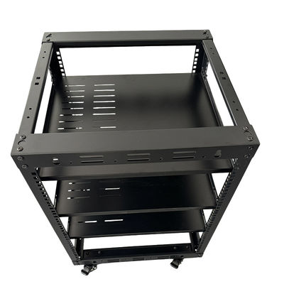 12u Server Rack Double Rivet Shelving 19'' Rack mount Rack with SPCC Cold Rolled Steel