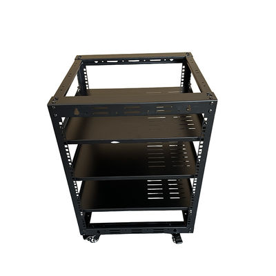 12u Server Rack Double Rivet Shelving 19'' Rack mount Rack with SPCC Cold Rolled Steel