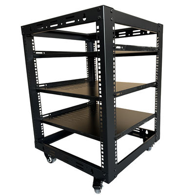 12u Server Rack Double Rivet Shelving 19'' Rack mount Rack with SPCC Cold Rolled Steel