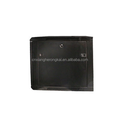 6U Wall Mounted Network Cabinet with Standard Server Rack Cabinet and Two Locking Keys