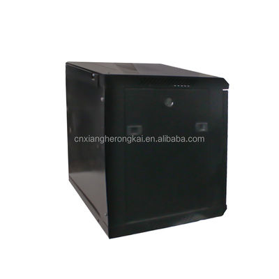 Wall-Mounted 9U Network Cabinet OEM Server and Double Section with Two Locking Keys